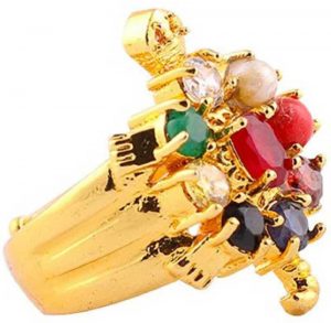 NAVRATAN TORTISE RING