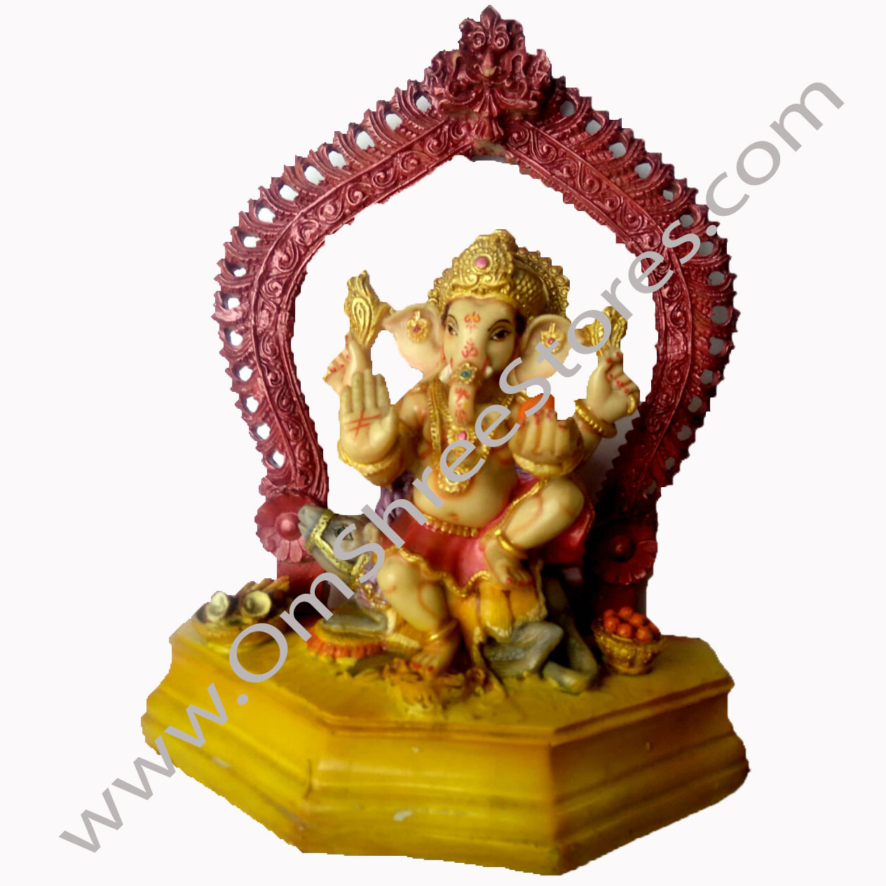 Lord Ganesh Showpiece Idol for Home (19 X 8.5 X 23.5cm ...