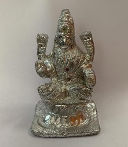 LAXMI WHITE METAL IDOL